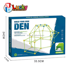 87 parça kale bina kiti tüneller glow-in-the-karanlık kök oyuncak kale bina çocuklar için bir kale bina kiti yapmak - Product Image 5