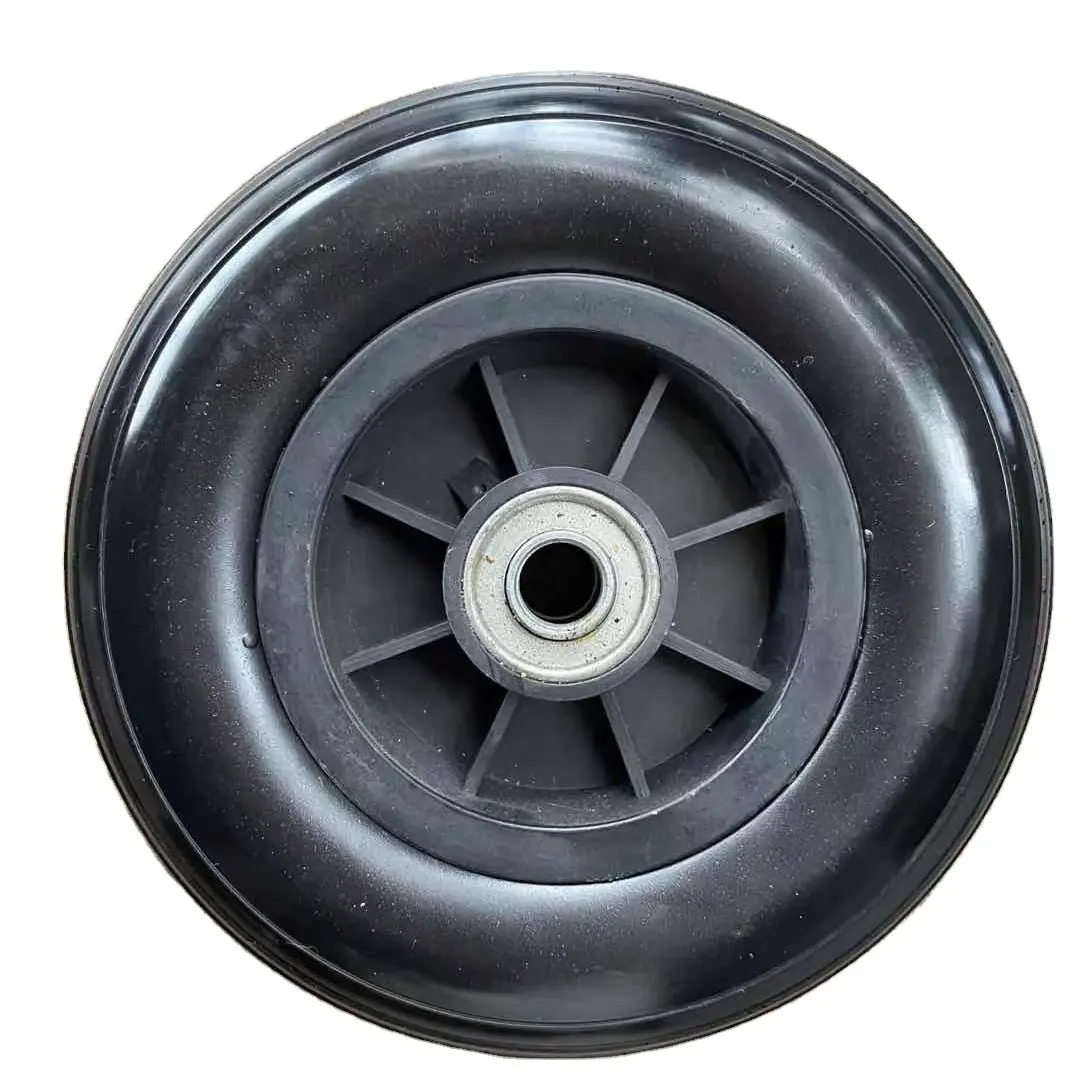CE/BSCI/portata del carrello del carrello della gomma della ruota solida resistente della schiuma dell'unità di elaborazione 8x3