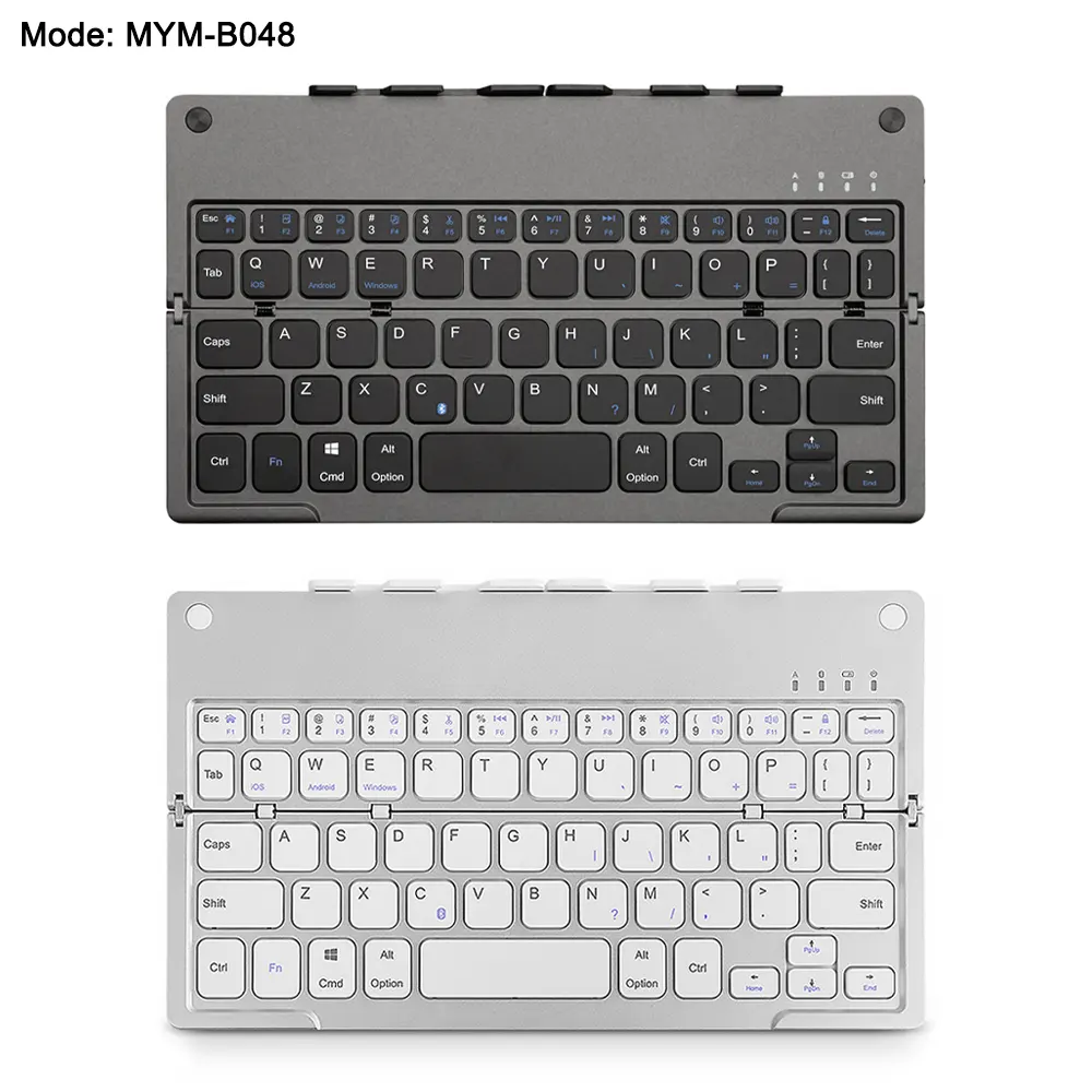 Mini foldable bluetooth wireless Keyboard rechargeable standby time 100 days Keyboard for phone pad laptop