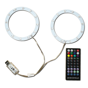 Renk ayarlanabilir LED RGB işık kiti PS5 ince konsol disk dijital baskı dekorasyon seti kablolu uzaktan kumanda ile - Product Image 4