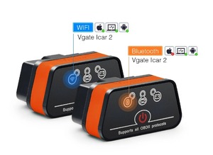 Vgate工厂价格WIFI ICar2扫描仪OBD2代码诊断自动工具英文IOS/安卓10件/批 - Product Image 5