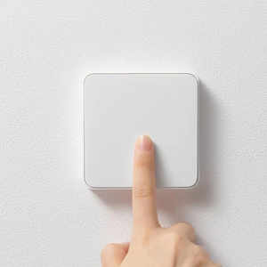 Mijia สวิตช์ไฟติดผนังรุ่น Wi-Fi ตัวเชื่อมต่อสมาร์ทใช้งานได้กับแอป mihome สวิตช์ติดผนังอัจฉริยะสวิตช์แบบสด