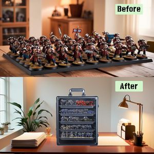 Xách tay Modular thu nhỏ lưu trữ Trường hợp với 5 khay thu nhỏ mang và hiển thị giao thông vận tải trường hợp - Product Image 5