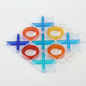 XO Tic Tac Toe sıcak satış süpermarket kurulu oyunu sınır ötesi eğitim satranç ebeveyn-çocuk etkileşimi için dokuz kare ızgara - Product Image 3