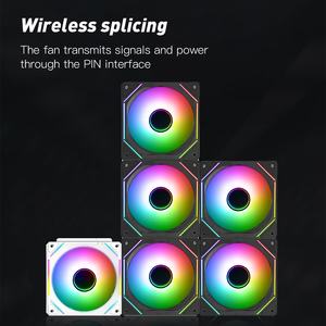 <strong>Building</strong> Block 120 Black Case Fan for Gaming <strong>Computer</strong> Cooling Cooler RGB PC Case PWM Fan - Product Image 4