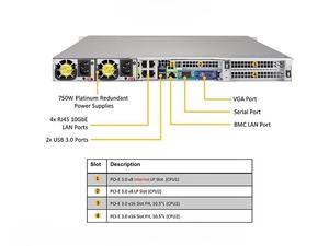 Servidor SUPERMICRO original nuevo, virtualización de computación en la nube, servidor empresarial de gama alta, procesadores escalables - Product Image 5