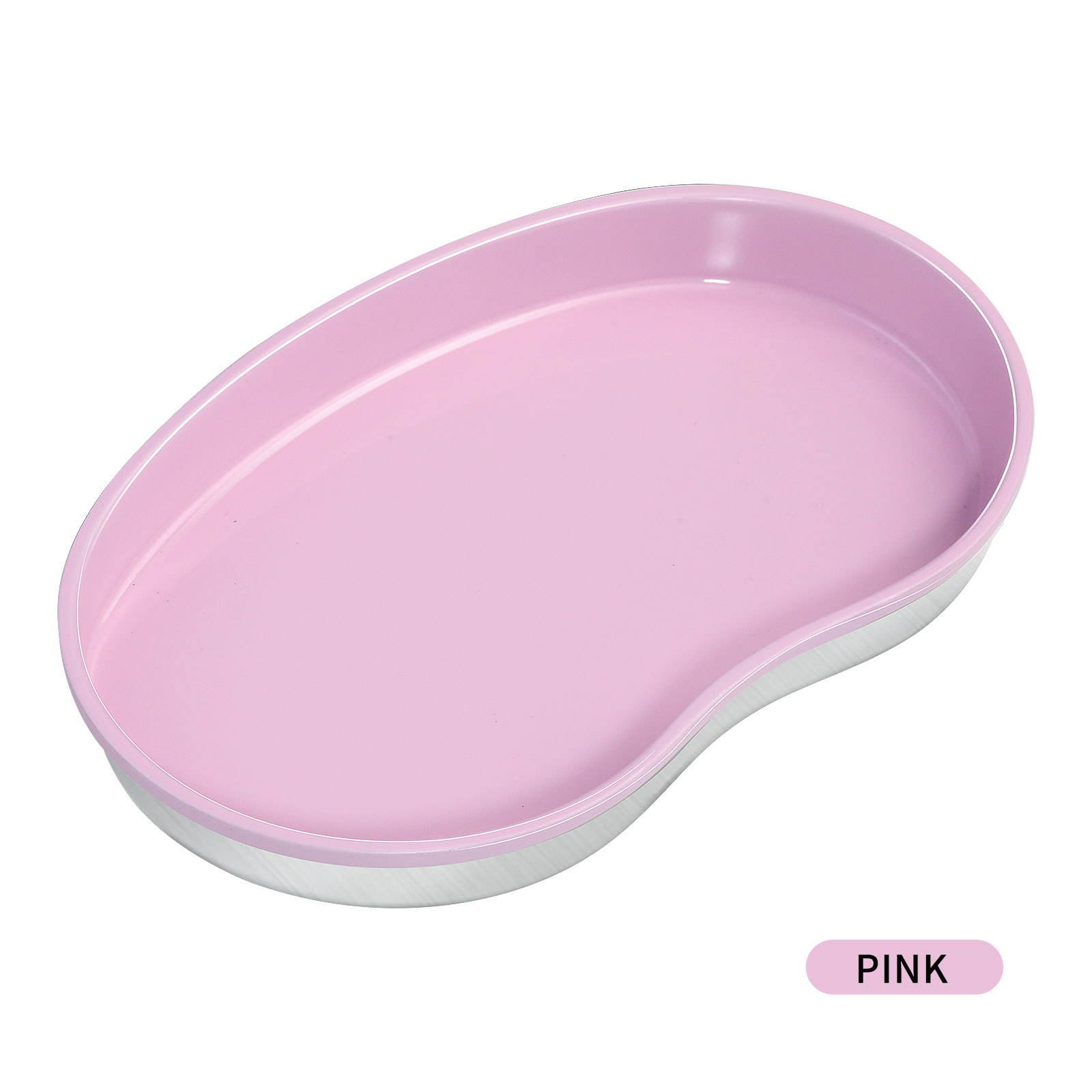 Plateau de rangement en forme de coeur rose