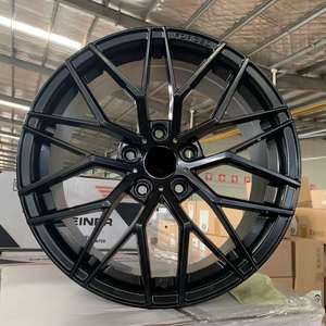 688 Oem流行黑色5x120孔17 18英寸合金车轮轮辋用于赛车