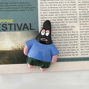 Bán buôn dễ thương Anime polyresin tủ lạnh nam châm tùy chỉnh nhựa spongebobs Patrick Sao tủ lạnh nam châm trang trí - Product Image 6