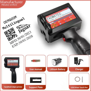 Son kullanma tarihi görüntü metin kodlama makineleri için YAOMATEC 12.7mm mürekkep püskürtmeli el yazıcısı geniş Format yazıcı akıllı logo yazıcı - Product Image 2
