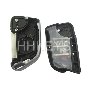 Involucro per chiave dell'auto remoto pieghevole 3 + 1 pulsante modificato - Product Image 4