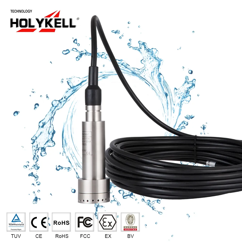 Holykell factory Sewage Sludge Level Sensor, Waste Water Level Sensor