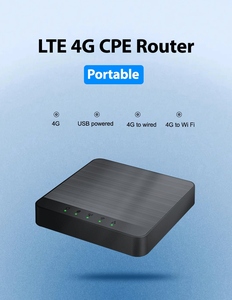 Enrutador Mini LTE 4G CPE con velocidad máxima de datos LAN de 300Mbps VPN Firewall QoS WPA2 Cifrado compatible con Wi-Fi de 2,4G - Product Image 3