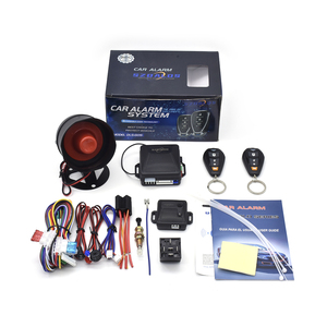 Universelles 370 MHz Vibrationscode-Einweg-Auto alarmsystem mit Fernbedienungen