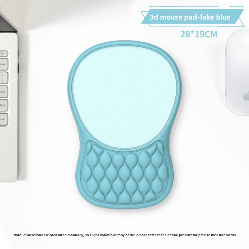 3d stereo mouse pad-lake blue