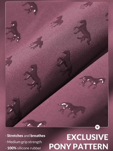 새로운 색상 여성 승마 스포츠 Jodhpur 바지 반 실리콘 인쇄 미끄럼 방지 지퍼 포켓 패션 승마 바지 - Product Image 3