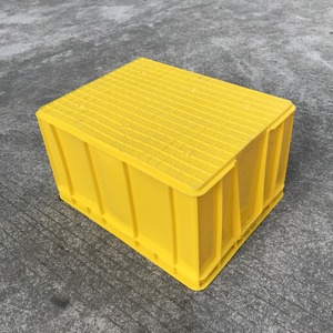 MU Fruit and Vegetable Basket Colored Box Mesh Plastic Moving Storage <strong>Nest</strong> <strong>Stack</strong> <strong>Crates</strong> for Agriculture Harvest - Product Image 5