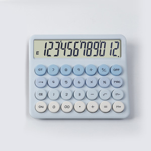 大画面カラフル電卓12桁電子プラスチック電卓バッテリーパワーデスクトップ科学電卓 - Product Image 6