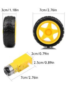 BLDC2065 5kg Arduino Plastic Gear Motor Für 4-Rad-Spielzeugauto