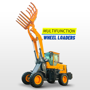 Shanding Brand Mini Frontend Wheel Grapple Loader Articulated Wheeling Snow Plow Loader Multi <strong>Function</strong> Small Electric Loader - Product Image 2