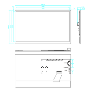 10 "1280x800 display LCD raspberry pi TFT touch panel 10.1 pollici HDM-II PCB monitor controller - Product Image 3