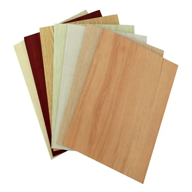 4x8 13-Ply 18mm warme weiß Wood Grain Melamine Plywood