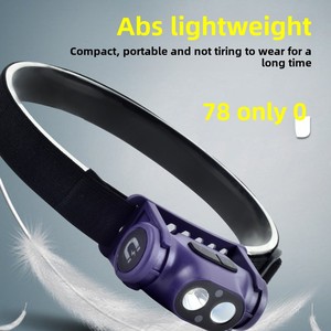 Nhỏ gọn USB sạc nhanh <span class=keywords><strong>Led</strong></span> cảm biến Đèn pin 78g IP65 12h Thời gian chạy với pin lithium ion để câu cá đêm và tuần tra - Product Image 3