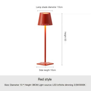 Multicolored Color <strong>Lamp</strong> Modern Design Style Metal <strong>Charging</strong> Iron High Foot Desk <strong>Lamp</strong> - Product Image 2
