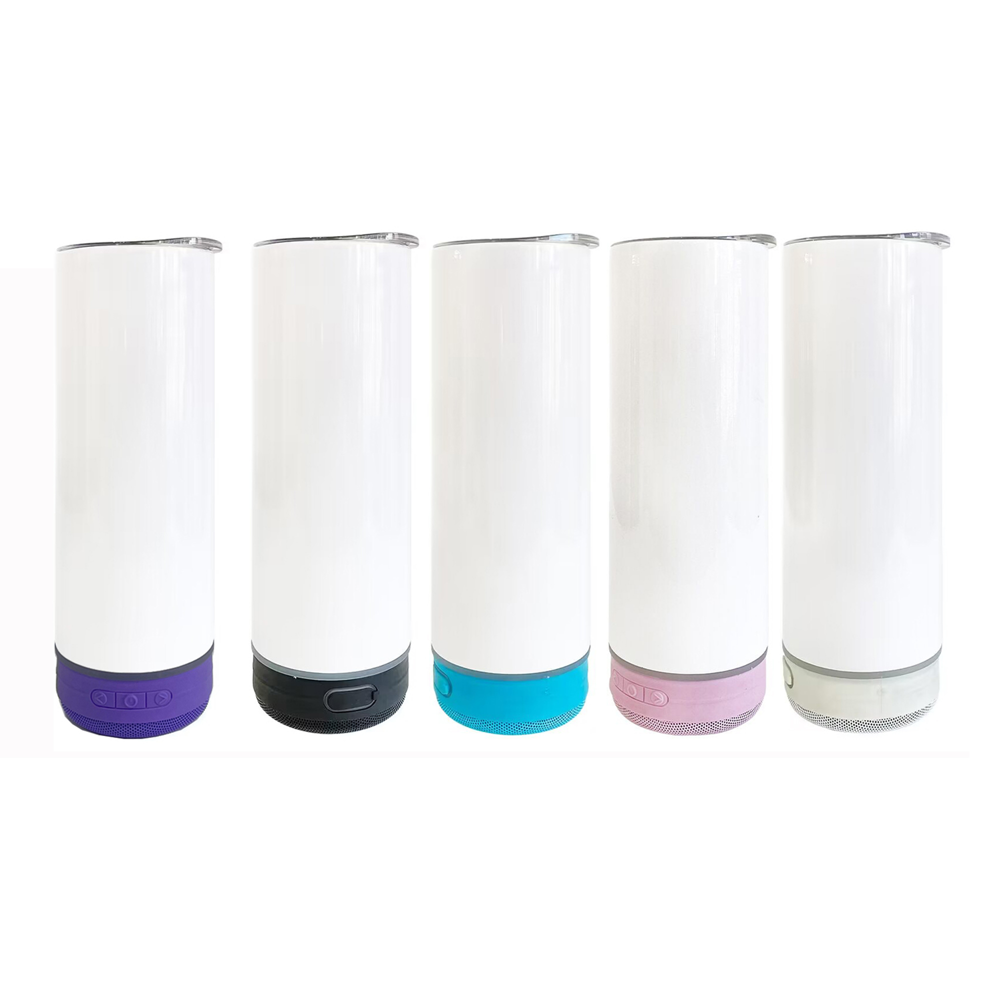 Gobelet à sublimation blanc 20oz avec haut-parleur