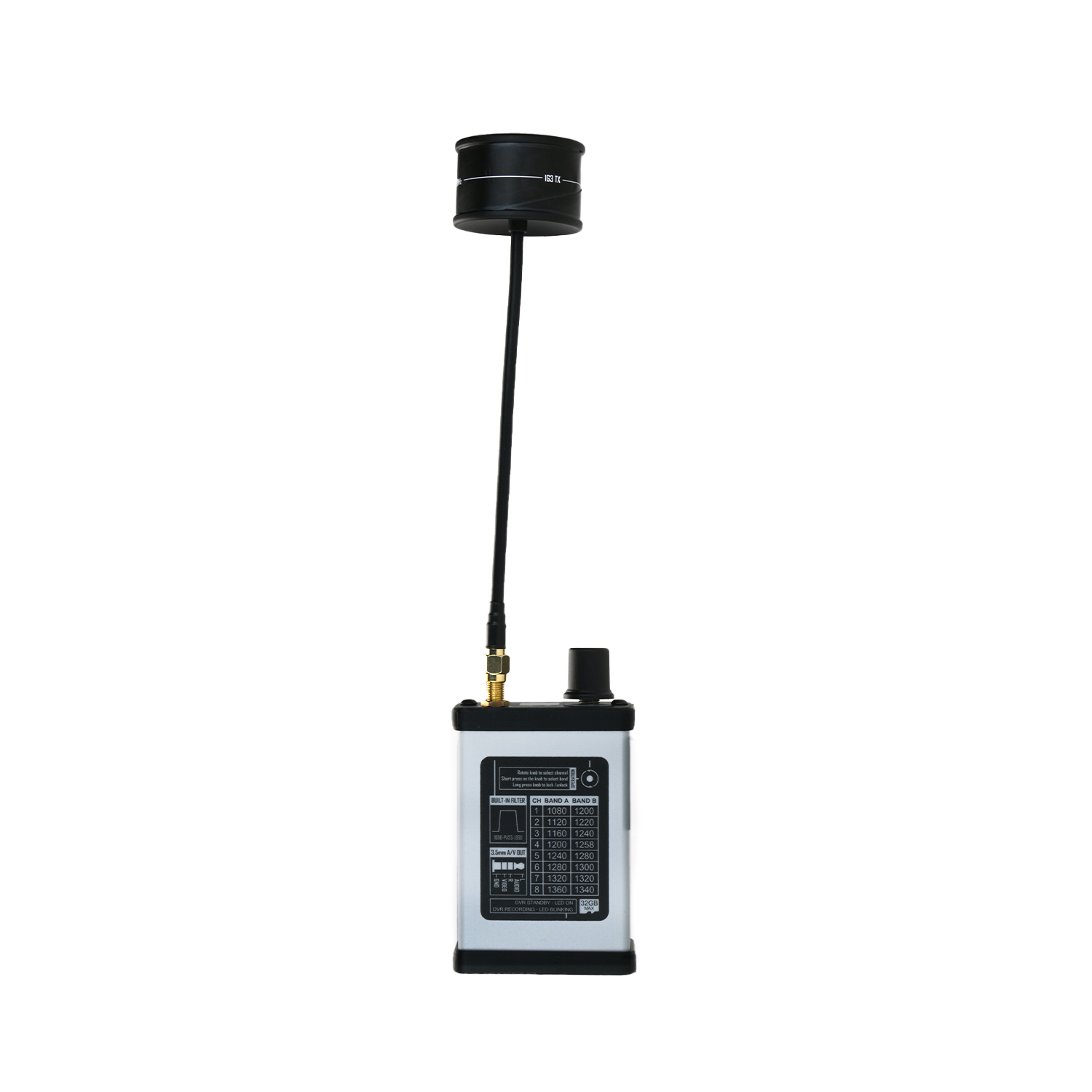 RUSHFPV 1.2G V2 VRX avec DVR