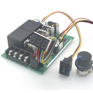 DC Motor ayarlanabilir 0-dijital ekran sürücü modülü girişi MAX60A 12V 24V ile 100% PWM hız kontrol cihazı - Product Image 1