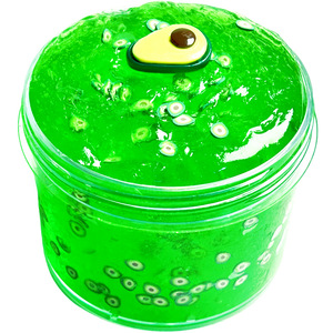 Yeni varış şeffaf kristal kil meyve seti Playdough balçık yumuşak seramik meyve dilimi DIY oyuncak kil balçık çocuklar için