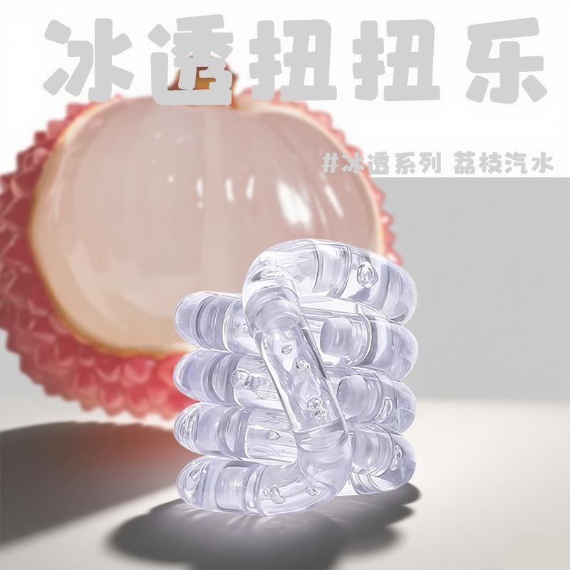 Emballage en boîte de couleur blanche de litchi de style cristal