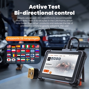 Thinkscan 672 Outils de diagnostic automobile Système complet de scanner OBD2 28 réinitialisations à vie gratuit CANFD Car Action test Outils d'analyse - Product Image 5