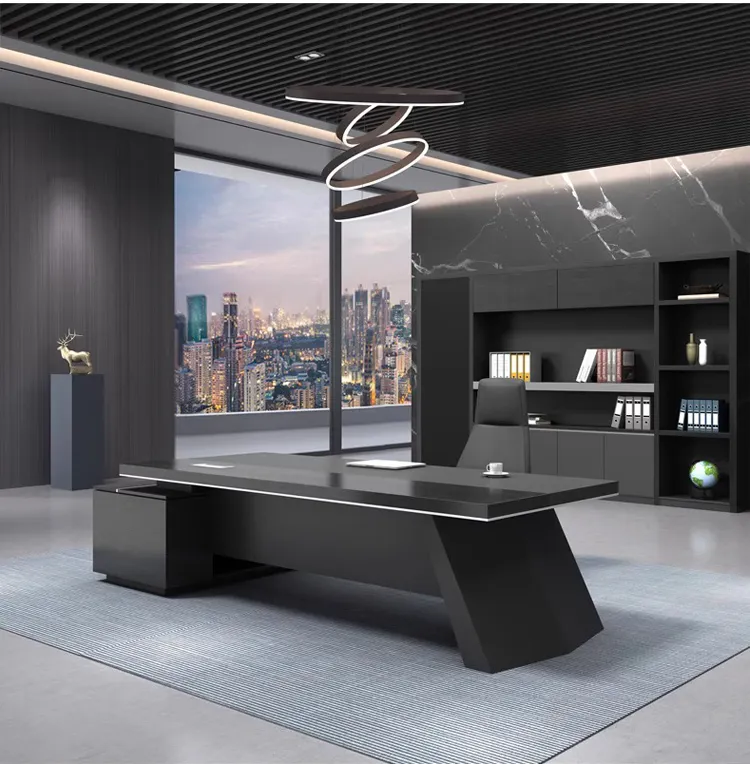 Boss President desk simple modern large office table manager scrivania e sedia combinazione di mobili