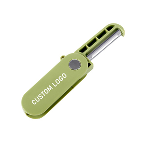 ホット販売実用的なミニキッチン家庭用品多機能キッチンピーラー家庭用ポータブル折りたたみ式フルーツピーラーナイフ