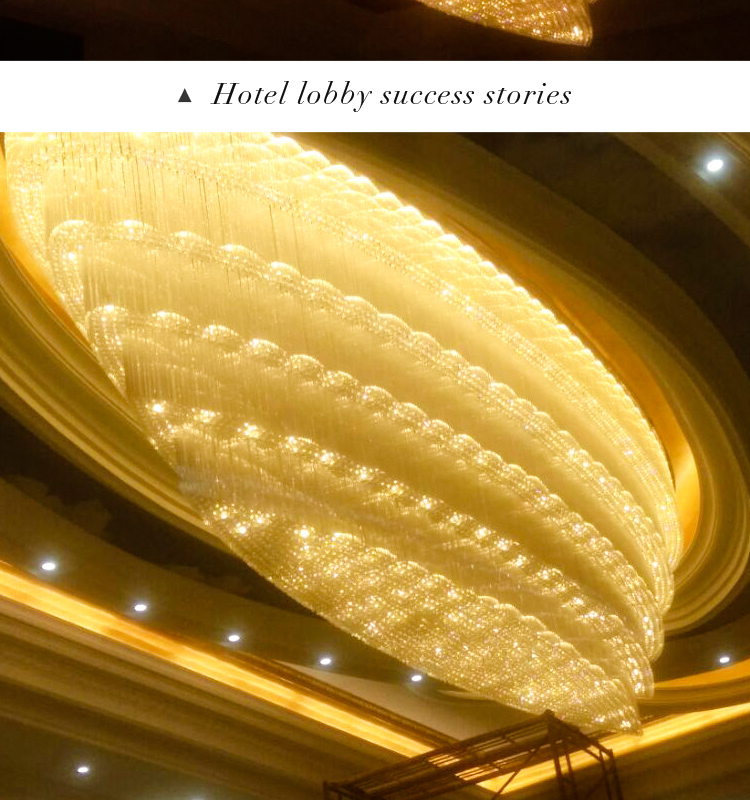 Guzhen factory customize chandelier modern luxury large for hotel lobby and restaurant with 3 years warranty