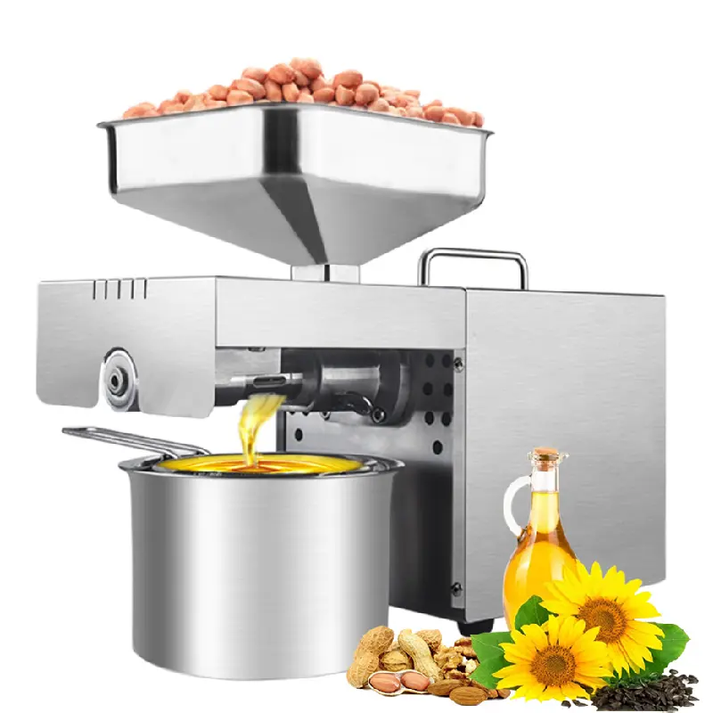 Professional Sacha Vegetable Seeds Oil Extraction Sesame Seeds Oil Press Machine Oil Pressers Machine For Home Use