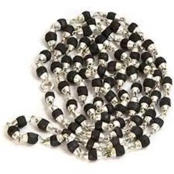 Tulsi Mala with Silver capping Wholesale Manufacturer Handmade Products At Best Price In India Delhi
