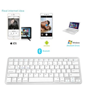 Hot Selling Slim Tragbare ABS Wireless BT Tastatur USB-Schnitts telle Scheren bedienung für Mac PC iPhone iPad IOS Android für Fenster - Product Image 6