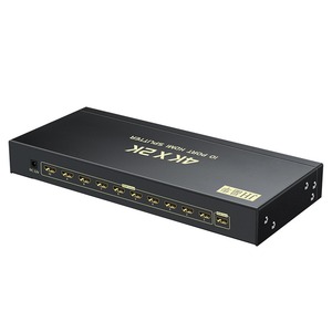 <strong>1</strong> in 10 Out <strong>Distributor</strong> HDTV Splitter With One in Ten Power Supplies One in Ten Out 4K Digital High-Definition Video Splitter - Product Image 1