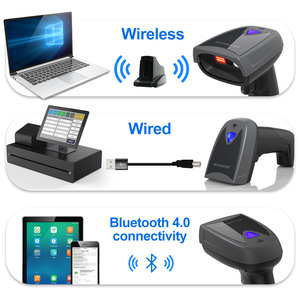 GTCODESTAR-Lector de código de barras inalámbrico, escáner de mano inalámbrico Android, Qr 1D, 2D, Bluetooth con memoria de carga - Product Image 3