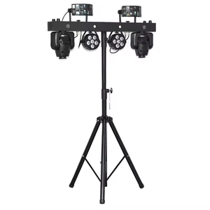 Dj 4 takım Led ayakta sahne işık Rgbw renk Cob Led Par kiti Led düz Par 4 sistemi sahne işık gece kulübü müzik gösterisi için