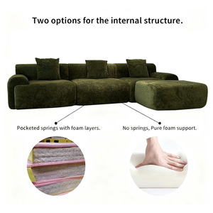 Современная модульная доступная мебель с эффектом памяти, вакуумная упаковка, Большой Угловой сжатый губчатый диван из Китая - Product Image 3