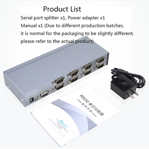 DTECH <strong>1</strong> <strong>Input</strong> 8 <strong>Output</strong> Serial <strong>Splitter</strong> Metal RS232 Serial <strong>Splitter</strong> <strong>1</strong> to 8 for Video Audio - Product Image 6