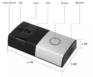 Tuya Wireless Dingdong Türklingel imou Smart Pet Türklingeln Kamera Intercom-System - Product Image 3