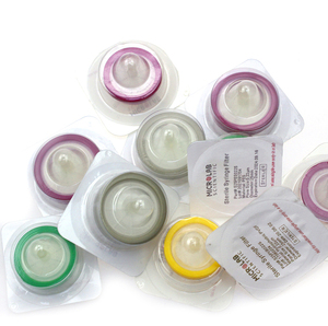 Laboratuvar için bireysel olarak paketlenmiş, 0.22 pcs/pk için hidrofobik PTFE 100/0.45um 13mm steril şırınga filtresi - Product Image 4