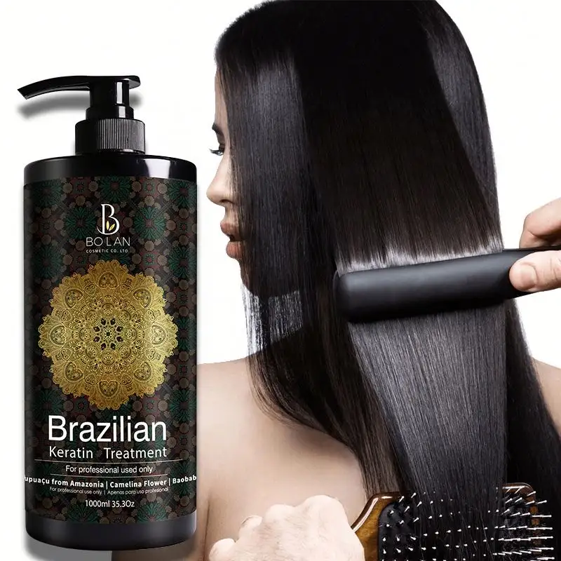 Cosméticos coreanos 1000ml re 5 tratamento de cabelo, brasileiro e britânico, alisamento, queratina de colágeno, para uso diário