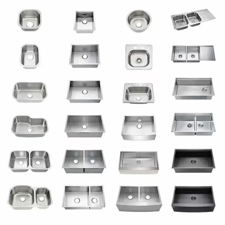 cUPC Wholesale Manufacturer Kitchen Sink For Modern Kitchen With Double Bowl Sus 304 Stainless Steel Single Bowl Kitchen Sink