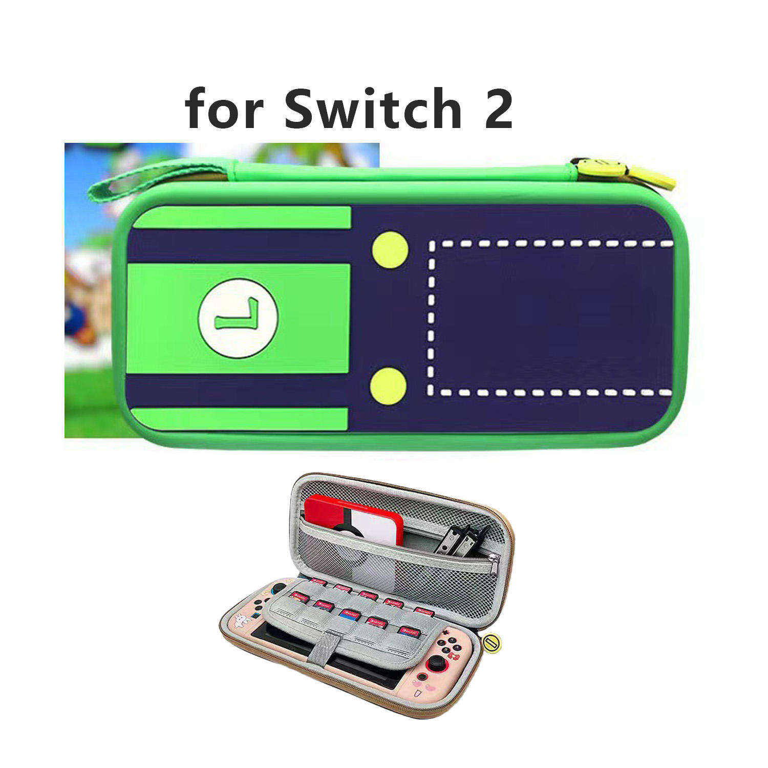 02 green shoulder strap